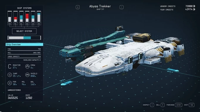 Abyss Trekker ship 