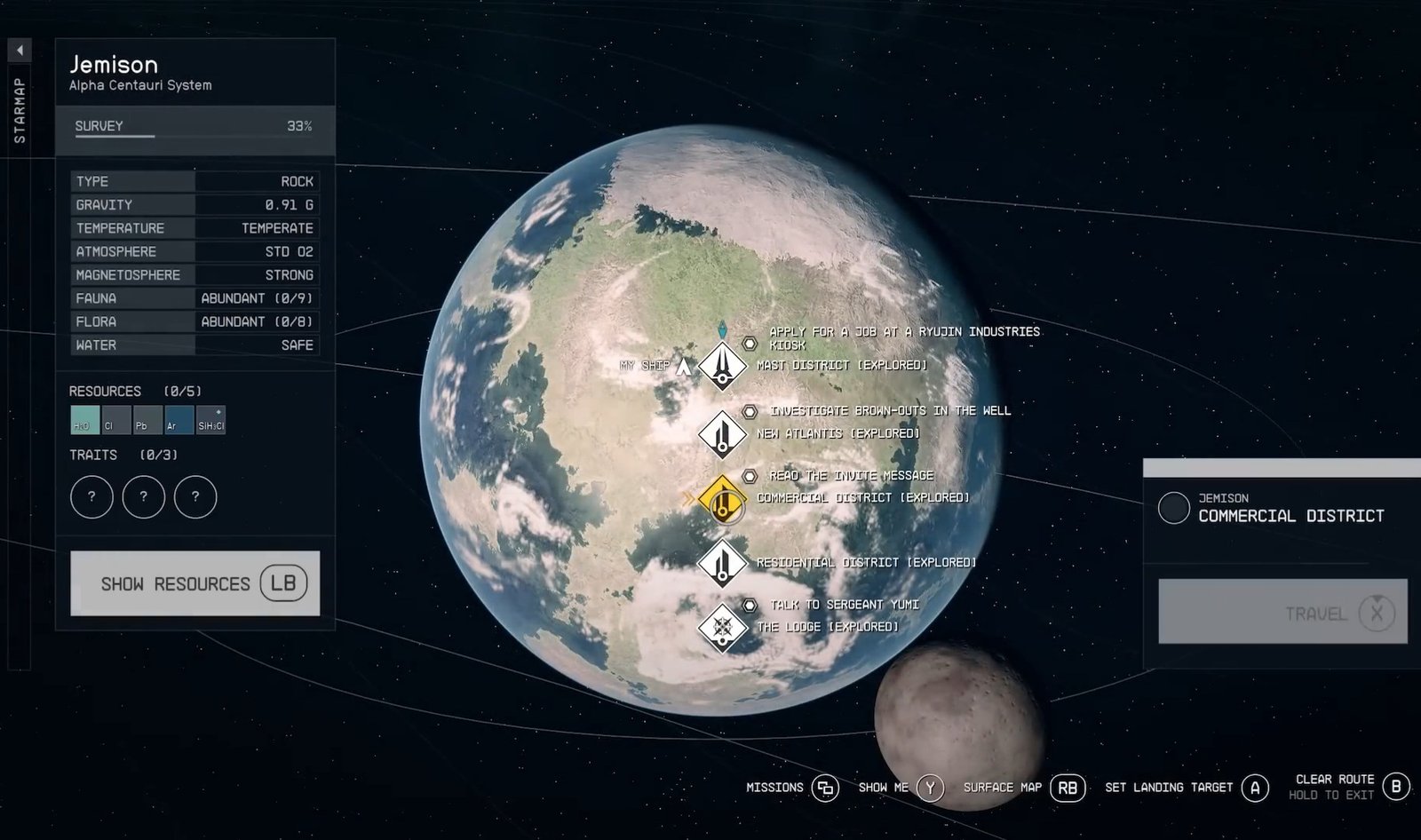 Jemison Planet to get the chest glitch in Starfield