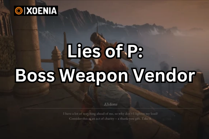 Boss Weapon Vendor in Lies of P