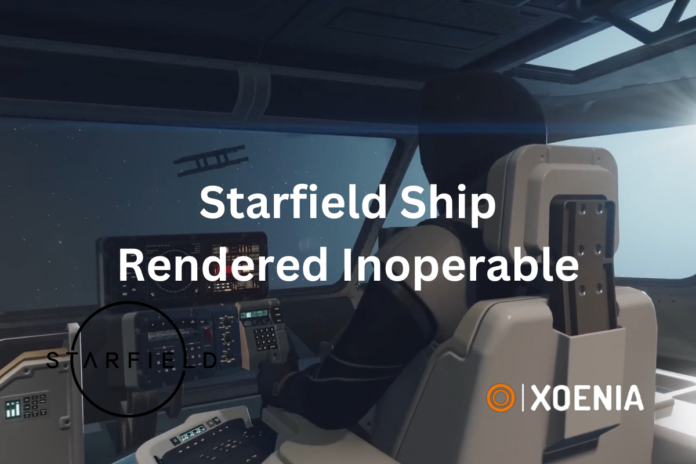 starfield ship rendered inoperable