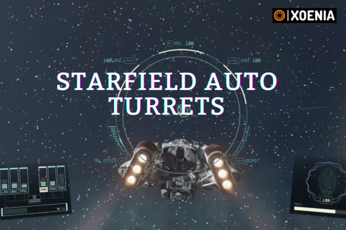 Ship in Starfield game.