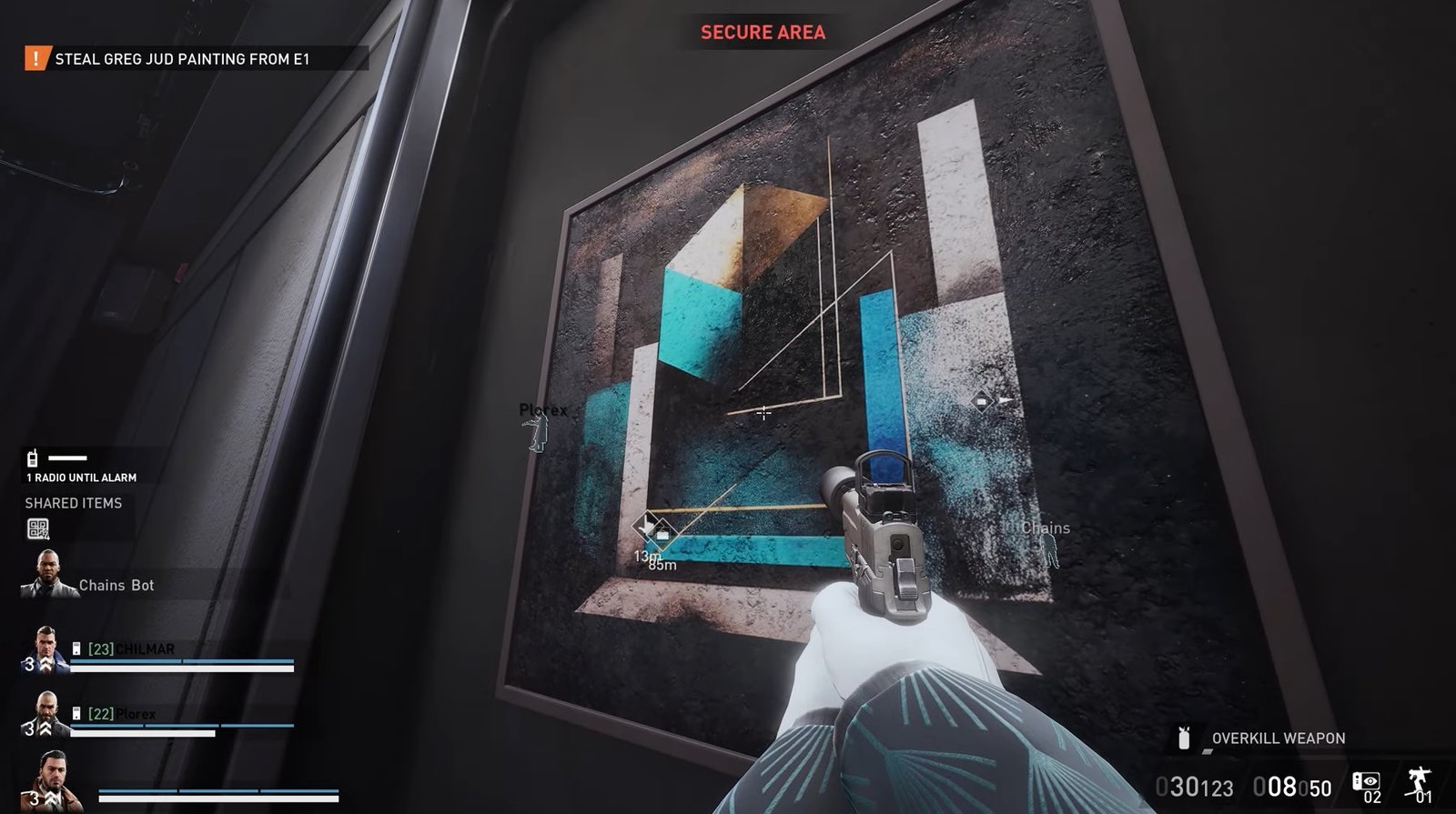 Shanda Latrell Painting in Payday 3.
