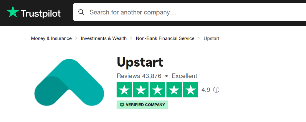 Ratings received on Trustpilot website.