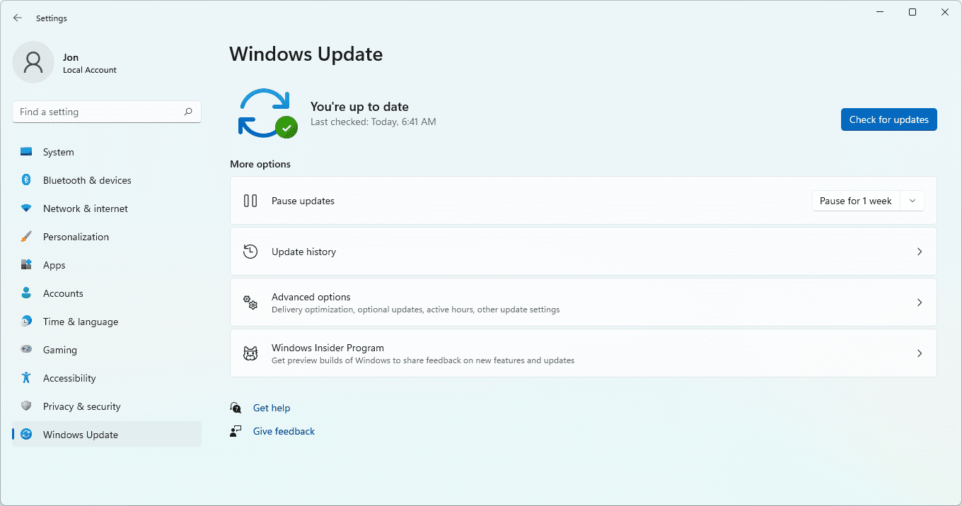 windows update to fix in Starfield
